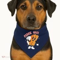 Piece Out Pie Funny Gift USA-Made Doggie Bandana thumb 1