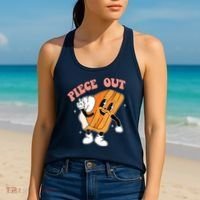 Piece Out Pie Funny Gift Women's Tank Top thumb 2