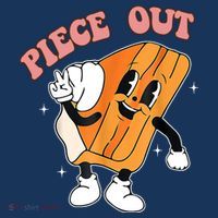 Piece Out Pie Funny Gift Golf Towel thumb 3