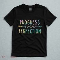 Progress Over Perfection Motivational Gifts T-Shirt thumb 5