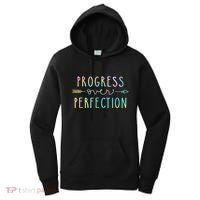 Progress Over Perfection Motivational Gifts Women's Hoodie thumb 0