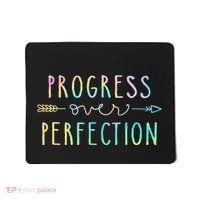 Progress Over Perfection Motivational Gifts Mousepad thumb 0