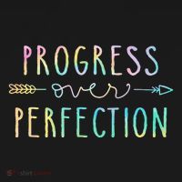 Progress Over Perfection Motivational Gifts Mousepad thumb 1