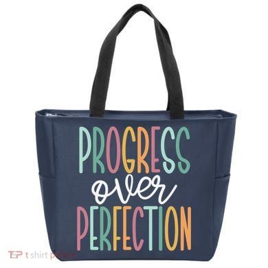 Progress Over Perfection Tote Bag