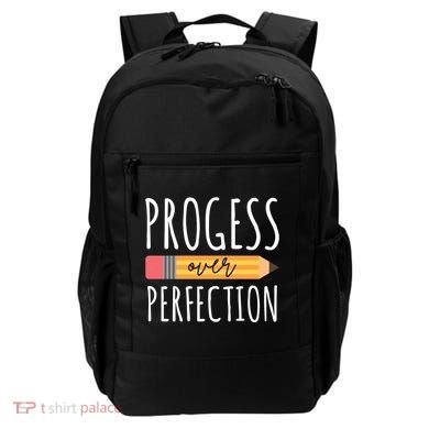 Progress Over Perfection Education Back To School Backpack