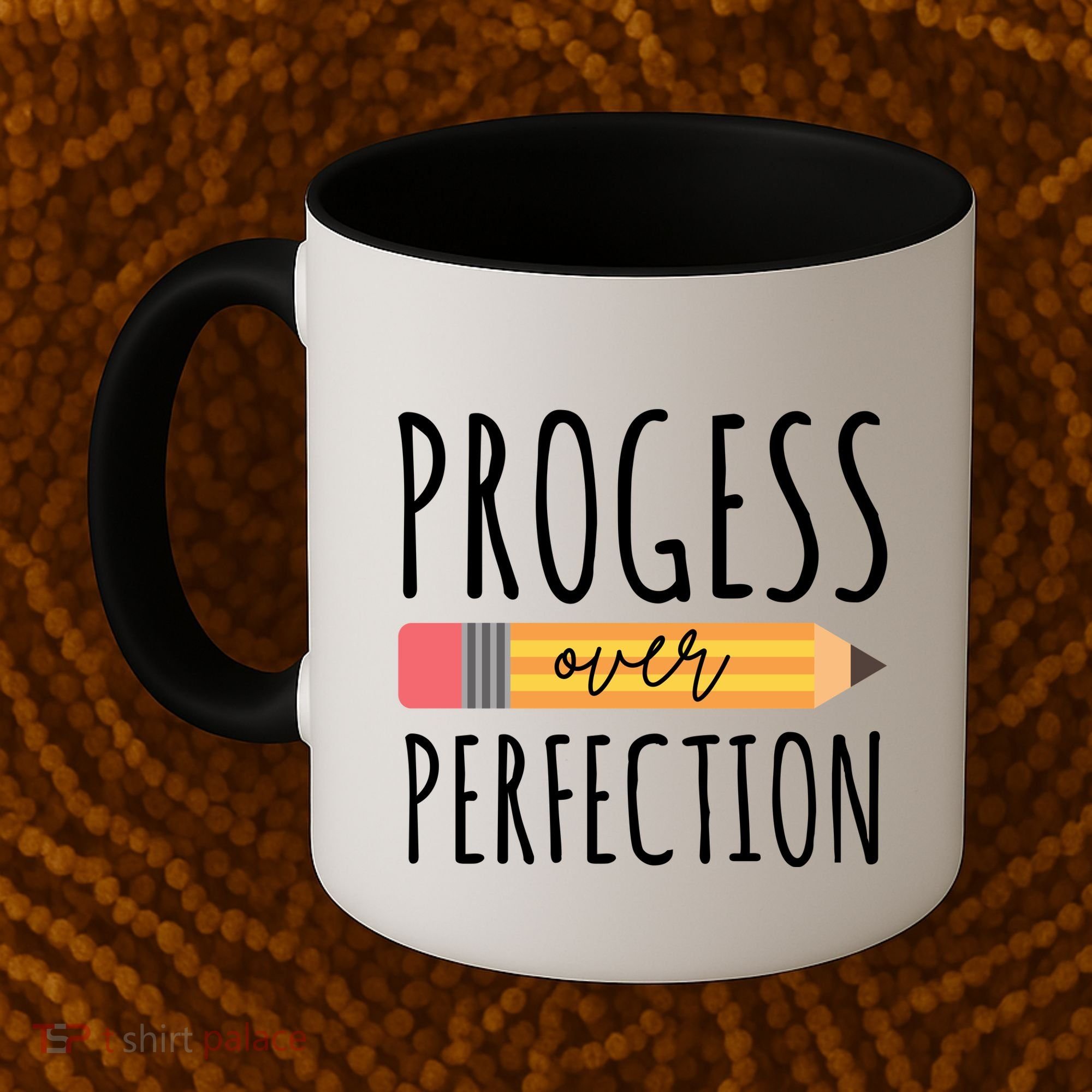 Progress Over Perfection Education Back To School Coffee Mug