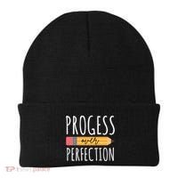 Progress Over Perfection Education Back To School Beanie thumb 0