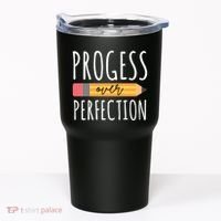 Progress Over Perfection Education Back To School Tumbler thumb 0