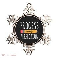 Progress Over Perfection Education Back To School Ornament thumb 0