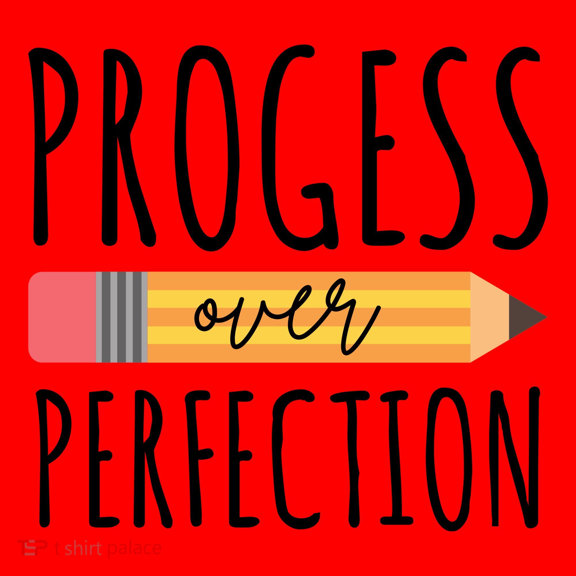 Progress Over Perfection Education Back To School Santa Hat