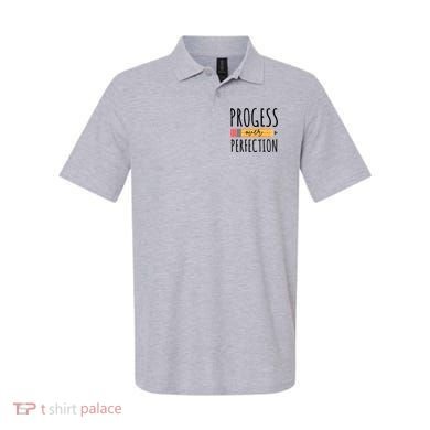Progress Over Perfection Education Back To School Polo