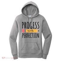 Progress Over Perfection Education Back To School Women's Hoodie thumb 0