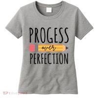 Progress Over Perfection Education Back To School Women's T-Shirt thumb 0