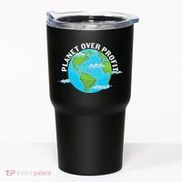 Planet Over Profit Earth Day Environmental Tumbler thumb 0