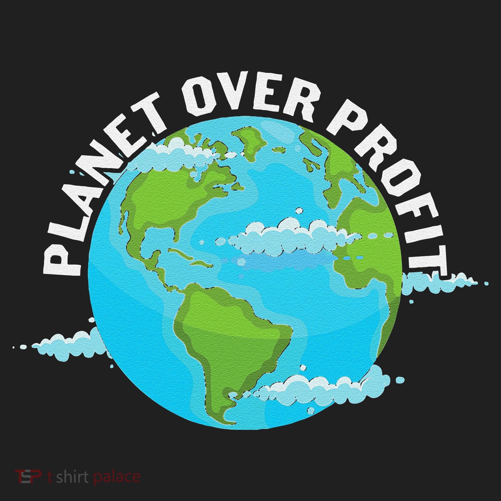 Planet Over Profit Earth Day Environmental Tumbler