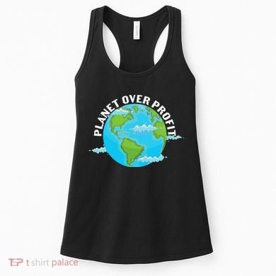 Planet Over Profit Earth Day Environmental Women's Tank Top