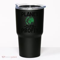 Planet Over Profit Earth Day Environmentalist Gift Tumbler thumb 0