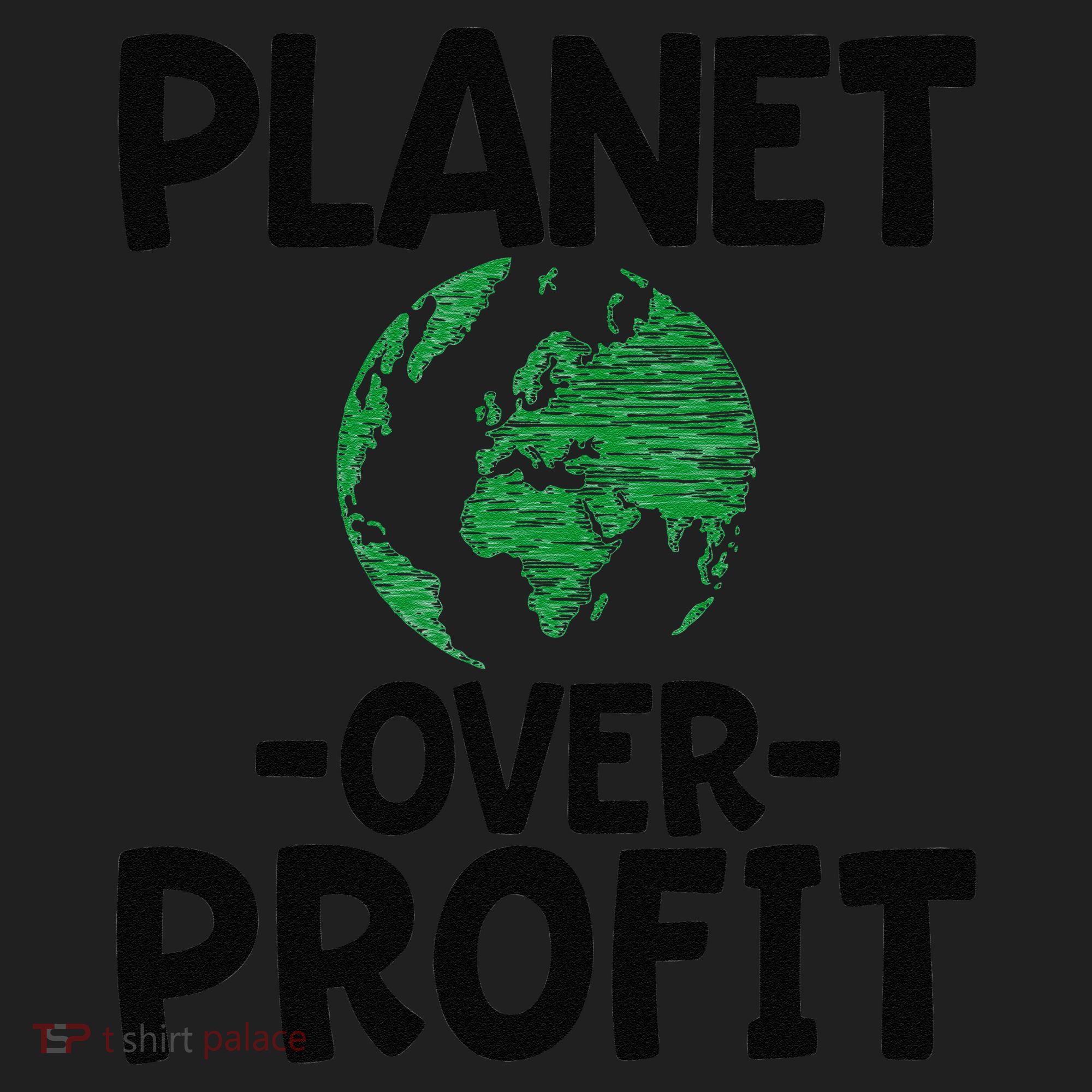 Planet Over Profit Earth Day Environmentalist Gift Tumbler