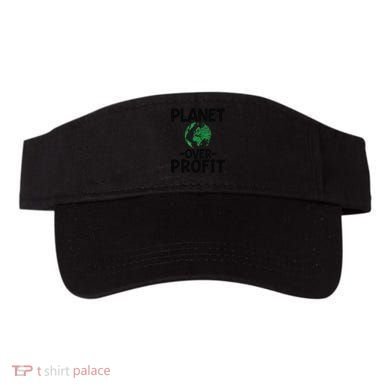 Planet Over Profit Earth Day Environmentalist Gift Visor