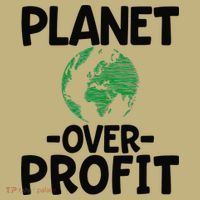 Planet Over Profit Earth Day Environmentalist Gift Mousepad thumb 1