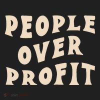People Over Profit  Anticapitalism Women's Sweatshirt thumb 2