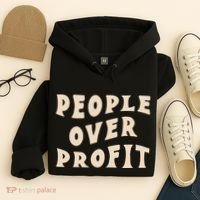 People Over Profit  Anticapitalism Hoodie thumb 4