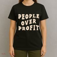 People Over Profit  Anticapitalism T-Shirt thumb 4
