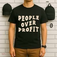 People Over Profit  Anticapitalism T-Shirt thumb 6
