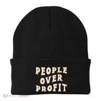 People Over Profit  Anticapitalism Beanie thumb 0