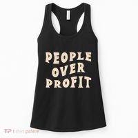 People Over Profit  Anticapitalism Women's Tank Top thumb 0