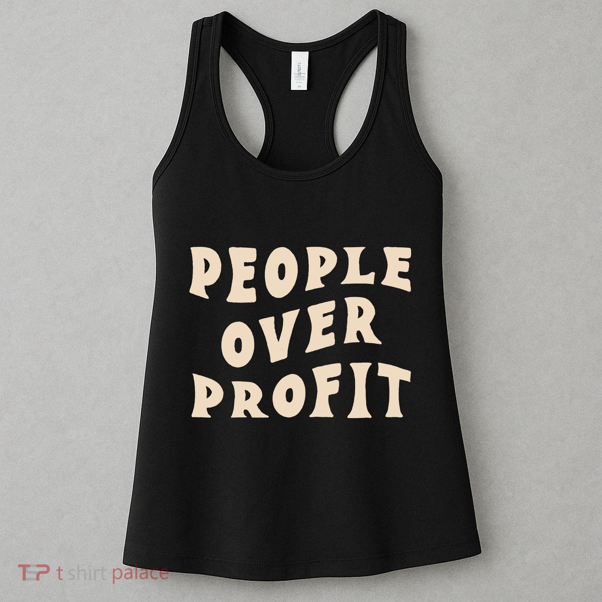 People Over Profit  Anticapitalism Women's Tank Top