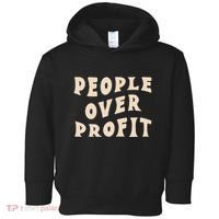 People Over Profit  Anticapitalism Toddler Hoodie thumb 0