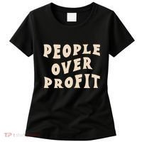 People Over Profit  Anticapitalism Women's T-Shirt thumb 0