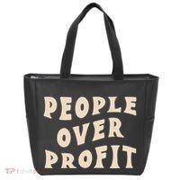 People Over Profit  Anticapitalism Tote Bag thumb 0