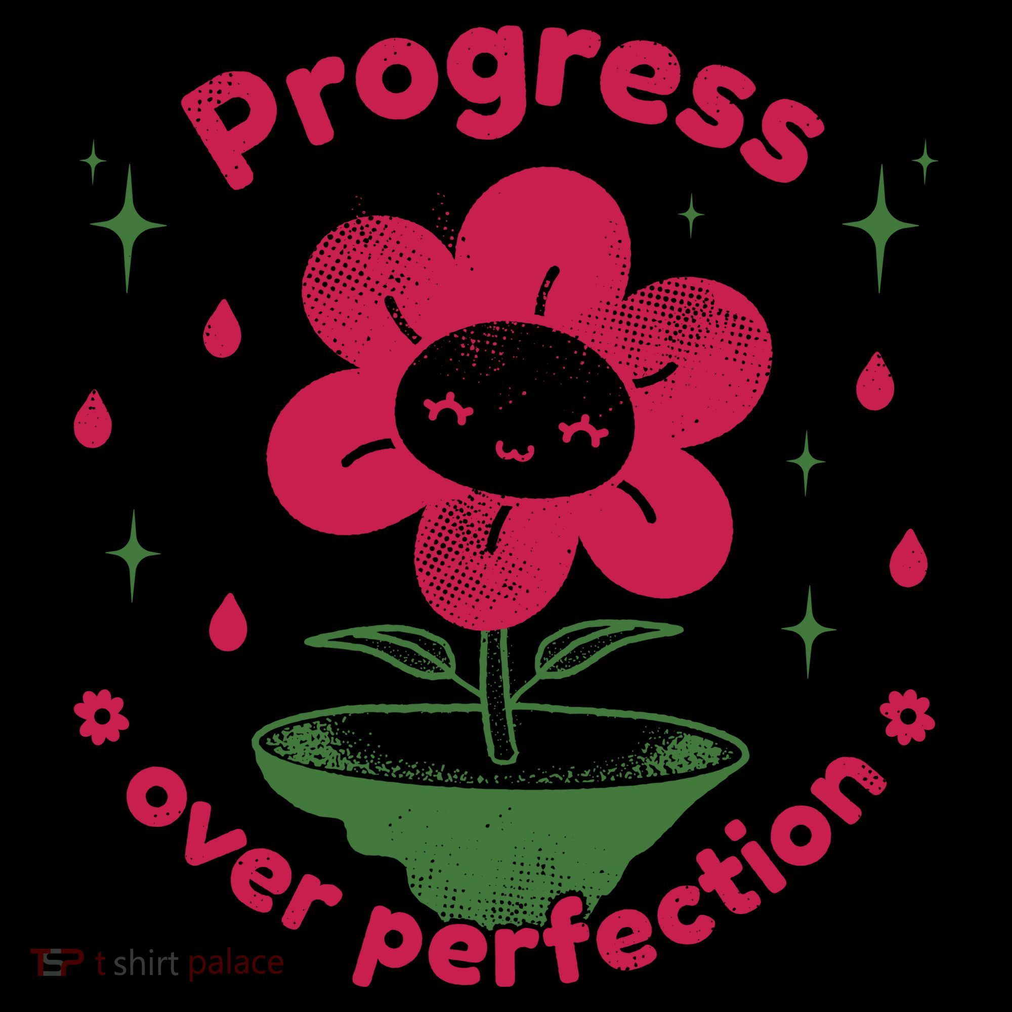 Progress Over Perfection Flower Coffee Mug