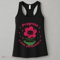 Progress Over Perfection Flower Women's Tank Top thumb 3