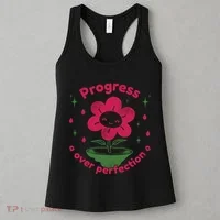 Progress Over Perfection Flower Women's Tank Top thumb 3