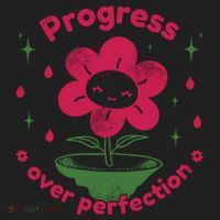 Progress Over Perfection Flower Hat thumb 2