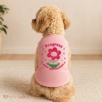 Progress Over Perfection Flower Doggie Tank thumb 2