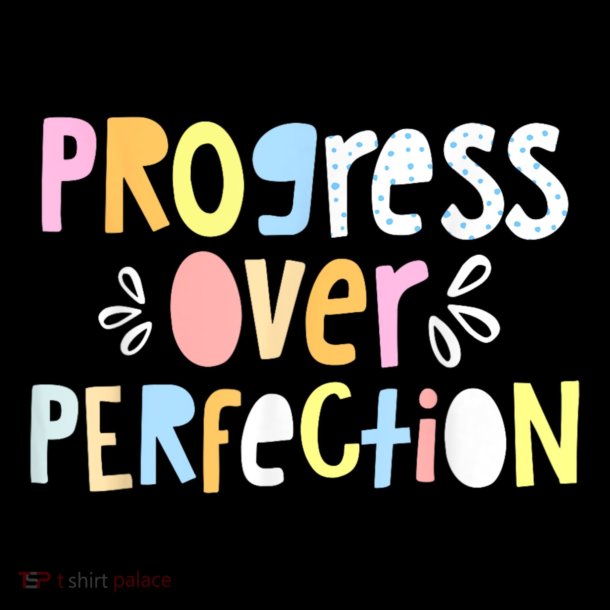 Progress Over Perfection Motivational Teacher Back To School Women's Hoodie