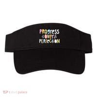 Progress Over Perfection Motivational Teacher Back To School Visor thumb 0