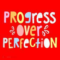 Progress Over Perfection Motivational Teacher Back To School Santa Hat thumb 1