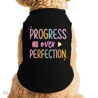 Progress Over Perfection Doggie Tank thumb 0