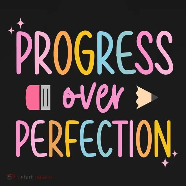 Progress Over Perfection Doggie Tank
