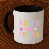 Progress Over Perfection Coffee Mug thumb 2