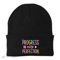 Progress Over Perfection Beanie thumb 0