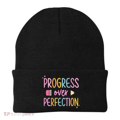 Progress Over Perfection Beanie