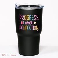 Progress Over Perfection Tumbler thumb 0