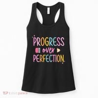 Progress Over Perfection Women's Tank Top thumb 0