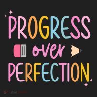 Progress Over Perfection Golf Towel thumb 3